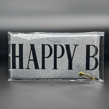 Birthday Girl Sash Glitter Holographic Birthday Sash For Women Birthday Party Decorations